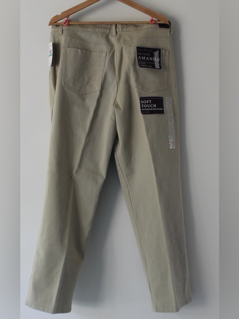 Gloria Vanderbilt Thyme Sage pants 16 short pants NWT